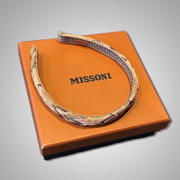 RARE Missoni Crochet Headband New in Box - Picture 4 of 6